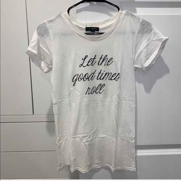 LA Hearts "Let The Good Times Roll" T-Shirt - Picture 2 of 3